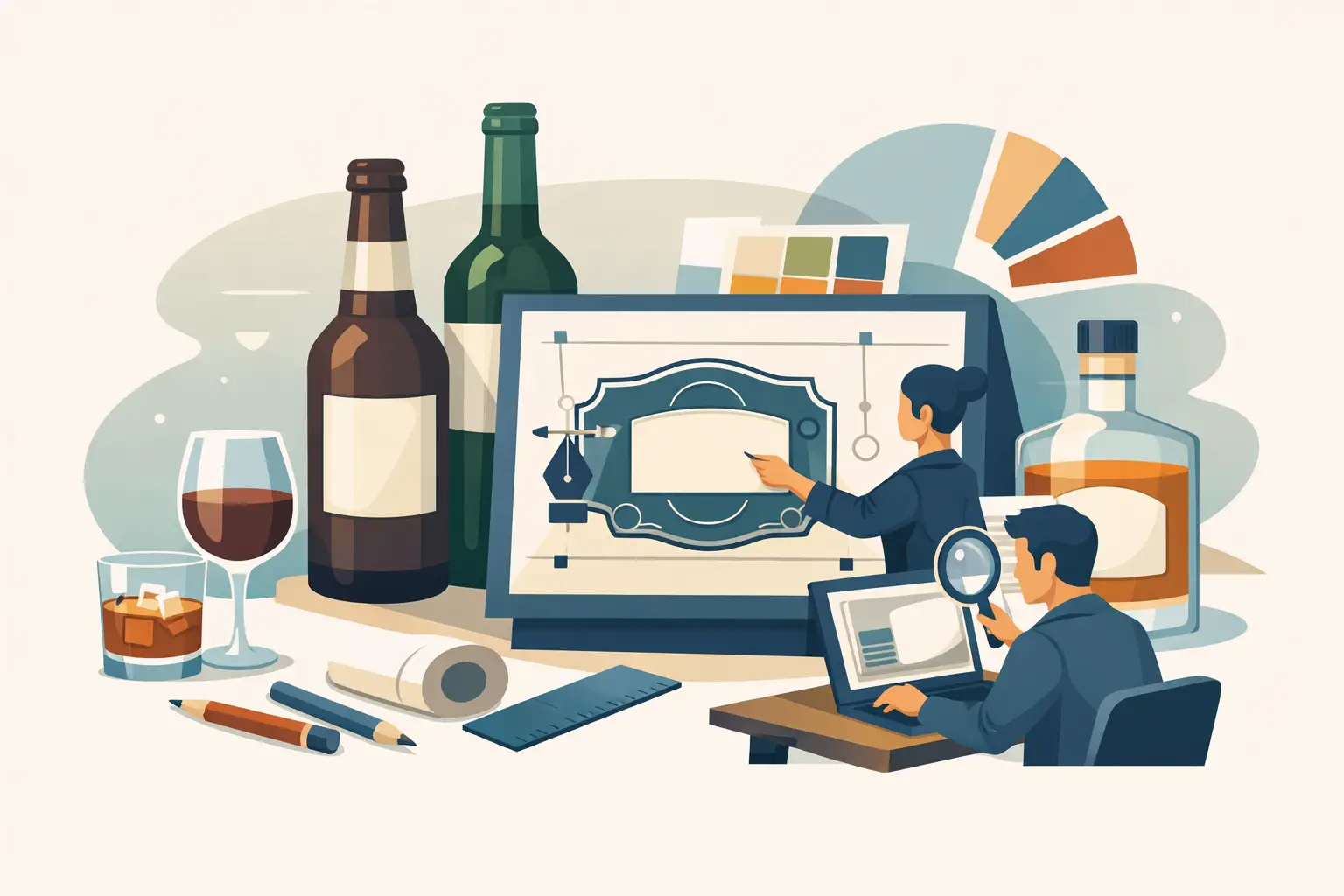 Desenvolvimento de rótulos alcoólicos na prática