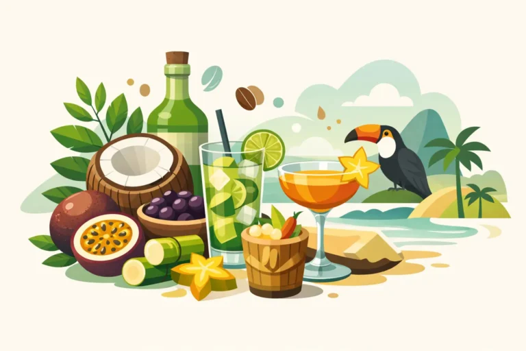 Ingredientes brasileiros para coquetéis criativos