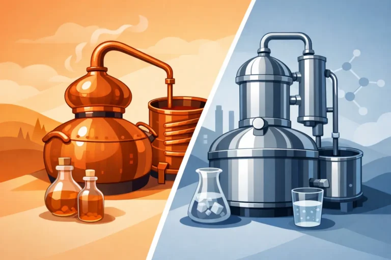 Alambique cobre versus aço inox: qual escolher?